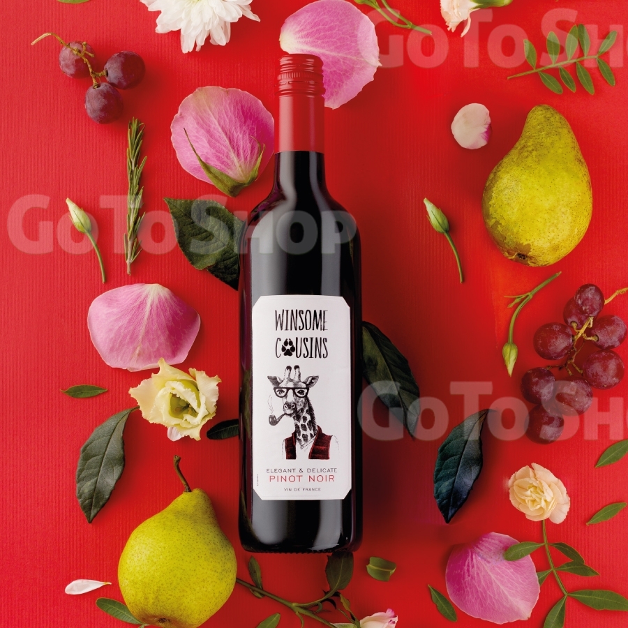 Вино 0,75 л WINSOME COUSINS PINOT NOIR червоне сухе 12,5 % об. скл/пл Франція 