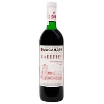 Вино Масандра Каберне червоне сухе 9,5-14% 0,75л
