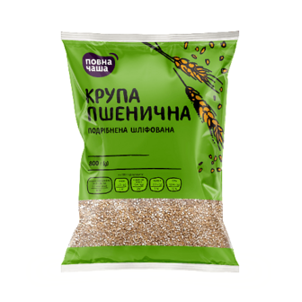 Крупа пшенична «Повна Чаша»® «Полтавська», 800г