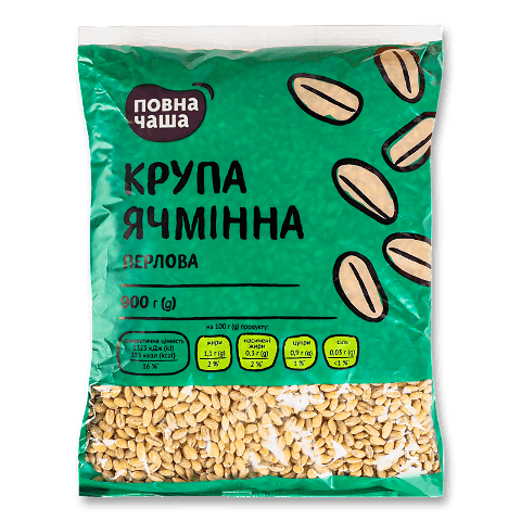 Крупа перлова «Повна Чаша»®, 900г