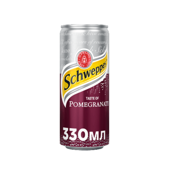 Напій Schweppes гранат сильногазований з/б, 330мл