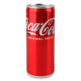 Напій Coca-Cola сильногазований з/б, 0,25л