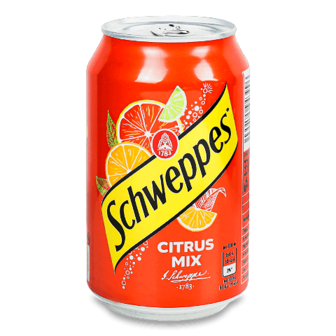 Напій Schweppes Citrus Mix з/б, 0,33л