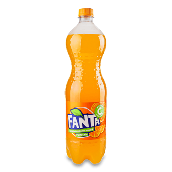 Напій Fanta з апельсиновим соком сильногазований, 1,25л