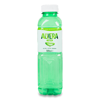 Напій Alvera Класік зі шматочками алоє 6%, 0,5л