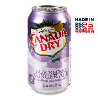 Напій Canada Dry Blackberry газований з/б, 0,355л