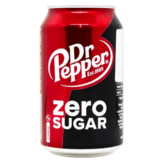 Напій Dr.Pepper Зеро безалкогольний газований з/б, 0,33л
