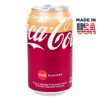Напій Coca-Cola Cherry-Vanilia з/б, 0,355л