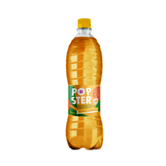 Напій соковмісний сильногазований Popster Sunny Orange, 1л