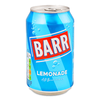 Напій Barr Lemonade безалкогольний газований з/б, 0,33л