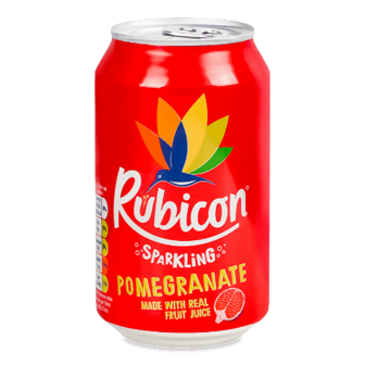 Напій Rubicon Pomegranate сильногазований з/б, 0,33л
