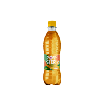 Напій соковмісний сильногазований Popster Sunny Orange, 500мл