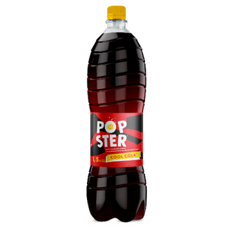 Напій Popster Cool Cola безалкогольний сильногазований, 1,5л