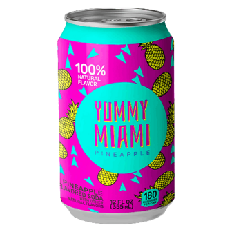 Напій Yummy Miami Pineapple газований з/б, 0,355л (0,355л)