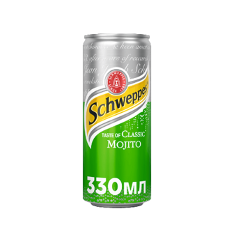 Напій соковмісний Schweppes Classic Mojito, 0,33л