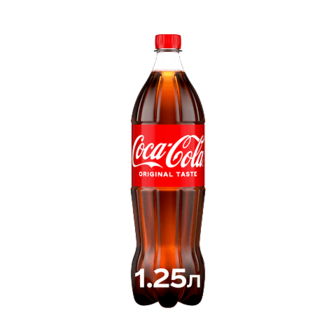 Напій Coca-Cola безалкогольний сильногазований, 1,25л