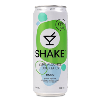 Напій соковмісний Shake Hugo сильногазований з/б, 330мл