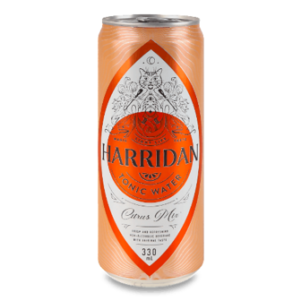 Напій Harridan Tonic Water Citrus Mix сильногазований безалкогольний з/б, 330мл