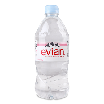 Вода мінеральна Evian негазована, 0,75л