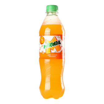 Напій Mirinda Orange Zero Sugar безалкоголний сильногазований, 0,5л