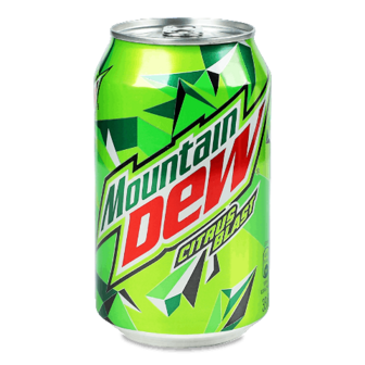 Напій Mountain Dew безалкогольний газований з/б, 0,33л