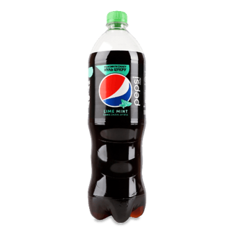 Напій Pepsi лайм-м'ята без цукру безалкогольний сильногазований, 1л