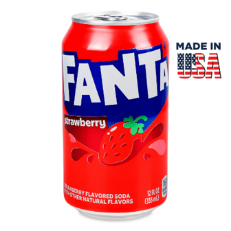 Напій Fanta Strawberry з/б, 0,355л