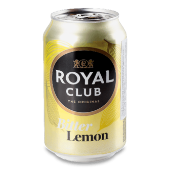Напій Royal Club «Гіркий лимон» безалкогольний газований, 0,33л