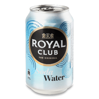 Напій Royal Club «Содова вода» безалкогольний газований, 0,33л