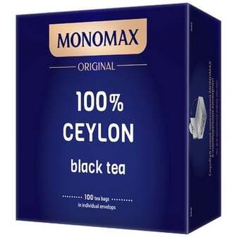 Чай чорний Мономах 100% Цейлон 2г*100шт