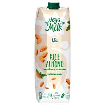 Напій рисово-мигдальний Vega Milk 1,5% 0,95л