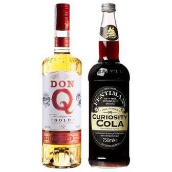 Набір Ром Don Q Gold 40% 0,7л та Fentimans Cola 0,75л