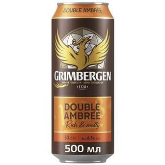 Пиво Grimbergen Double Ambree cпеціальне темне 6,5% 0,5л