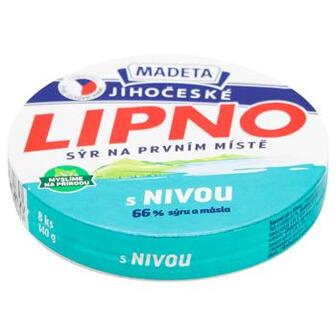 Сир плавлений Madeta Lipno з блакитно. пліснявою порційний 60% 140г
