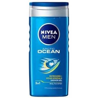 Гель для душу Nivea Men Arctic Ocean 3в1 для тіла, обличчя та волосся 250мл