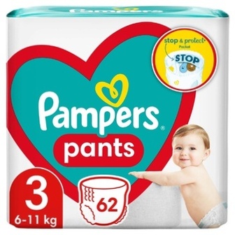Підгузки-трусики Pampers Pants розмір 3 Maxi 6-11кг 62шт
