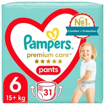 Підгузки-трусики Pampers Premium Care Extra large 6 15+кг 31шт