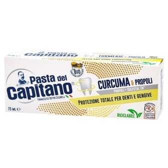 Зубна паста Pasta del Capitano з куркумою та прополісом 75мл