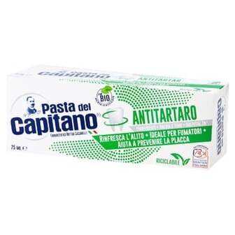 Зубна паста Pasta del Capitano проти зубного каменю 75мл