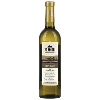 Вино Vardiani Тбілісурі біле напівсухе 9-14% 0,75л