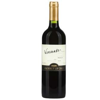 Вино Winemaker Merlot червоне сухе 12,5% 0,75л