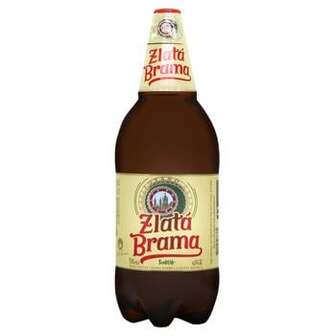 Пиво Zlata Brama світле 5% 1,75л