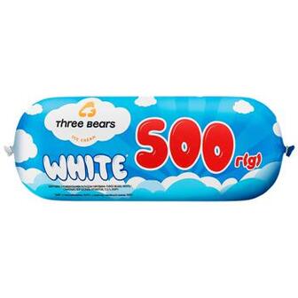 Морозиво Три Ведмеді White 500г