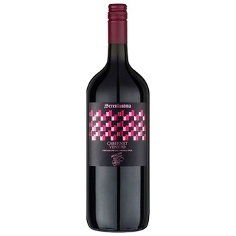 Вино Serenissima Vino Rosso Due Rose червоне сухе 11% 1,5л