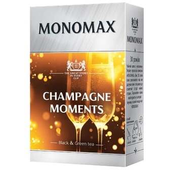 Чай чорний та зелений Monomax Бризки шампанского листовий 80г