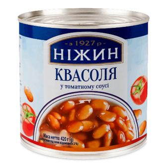 Квасоля Ніжин у томатному соусі 420г