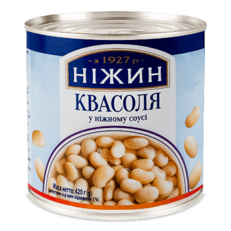 Квасоля Ніжин у ніжному соусі 420г