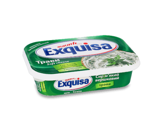 Сир Exquisa вершковий з травами 66%, 200г