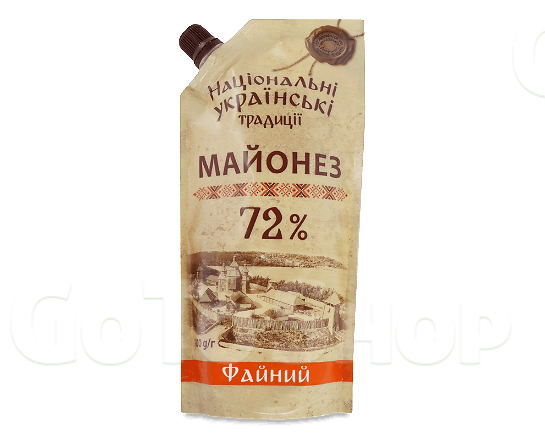 Майонез Національні українські традиції Файний 72%, 300г