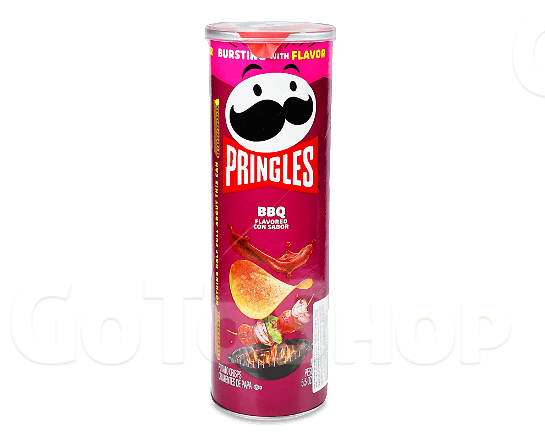 Снек пікантний Pringles зі смаком барбекю, 158г